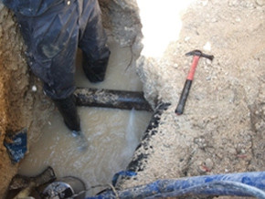 漏水修繕立会い